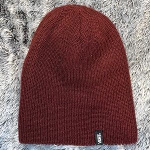 Vans burgundy toque